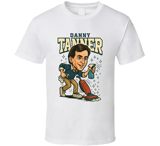Danny Tanner Full House Caricature Retro Look Fan T Shirt