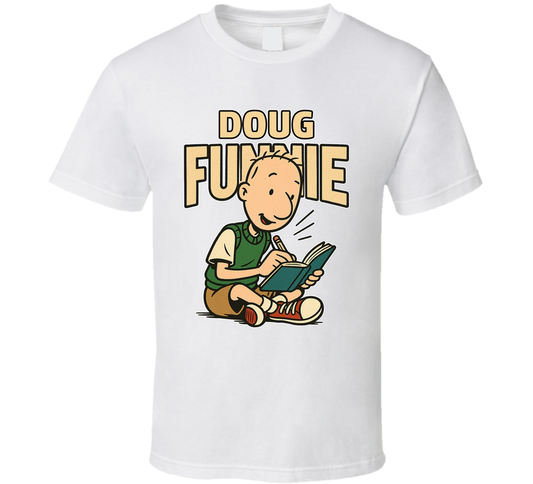 Doug Funnie Doug Tv Series Caricature Retro Look Fan T Shirt