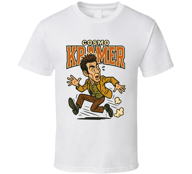 Cosmo Kramer Seinfeld Caricature Retro Look Fan T Shirt