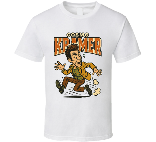 Cosmo Kramer Seinfeld Caricature Retro Look Fan T Shirt