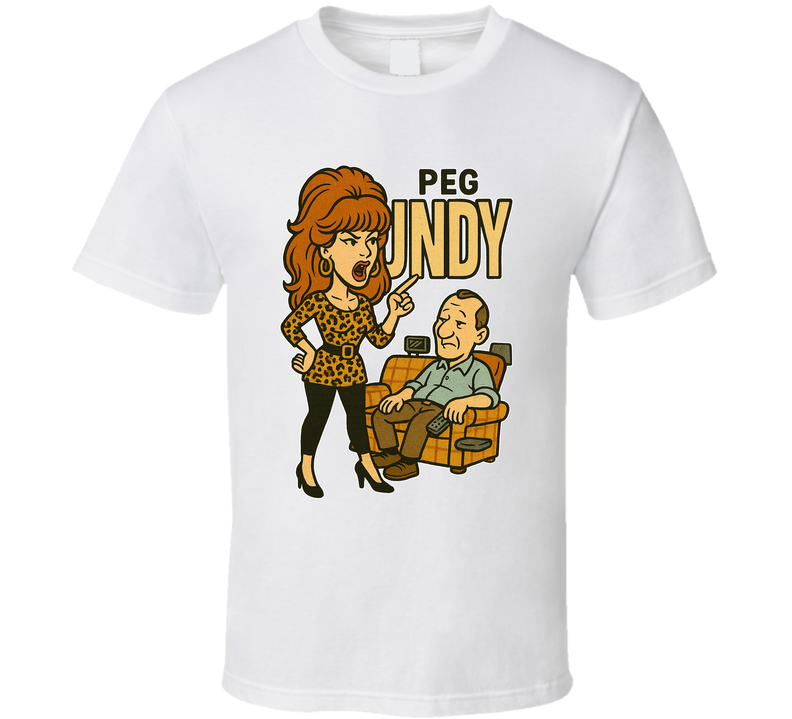 Peg Bundy Married With Children Caricature Retro Look Fan T Shirt