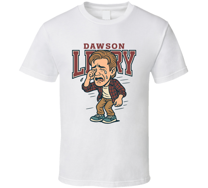 Dawson Leery Crying Dawson's Creek Tv Show Caricature Retro Look Fan T Shirt