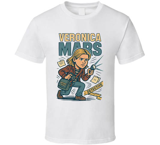 Veronica Mars Tv Show Caricature Retro Look Fan T Shirt