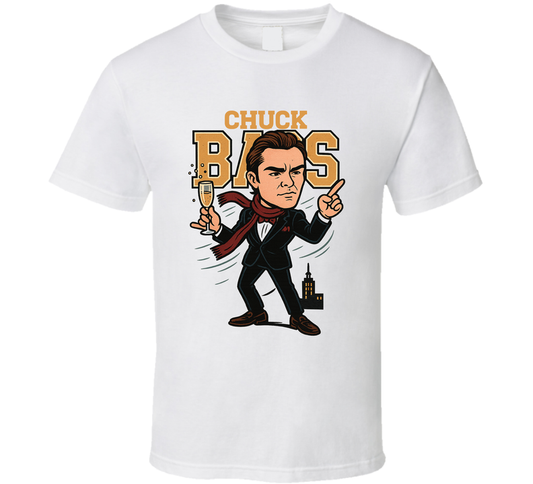 Chuck Bass Gossip Girl Tv Show Caricature Retro Look Fan T Shirt
