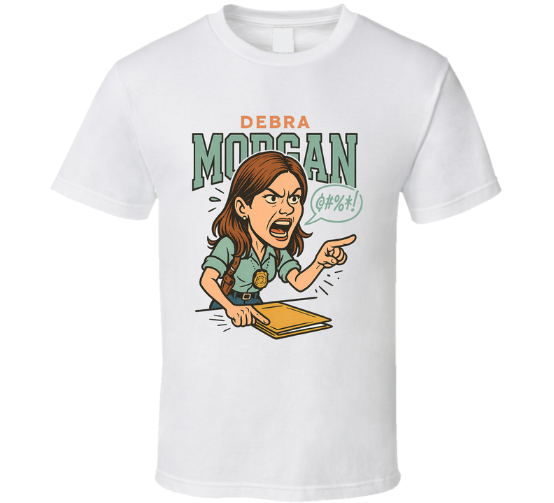 Debra Morgan Dexter Tv Show Caricature Retro Look Fan T Shirt