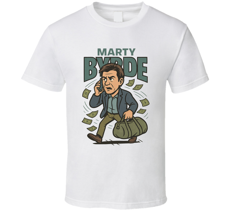 Marty Byrde Ozark Tv Show Caricature Retro Look Fan T Shirt