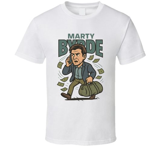 Marty Byrde Ozark Tv Show Caricature Retro Look Fan T Shirt