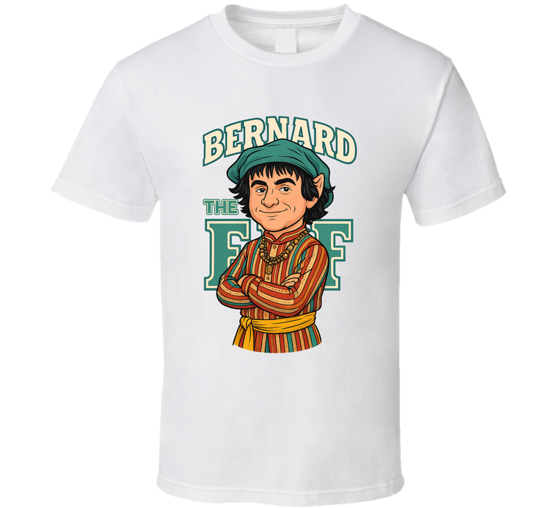 Bernard The Elf The Santa Clause Christmas Movie Retro Look Caricature T Shirt