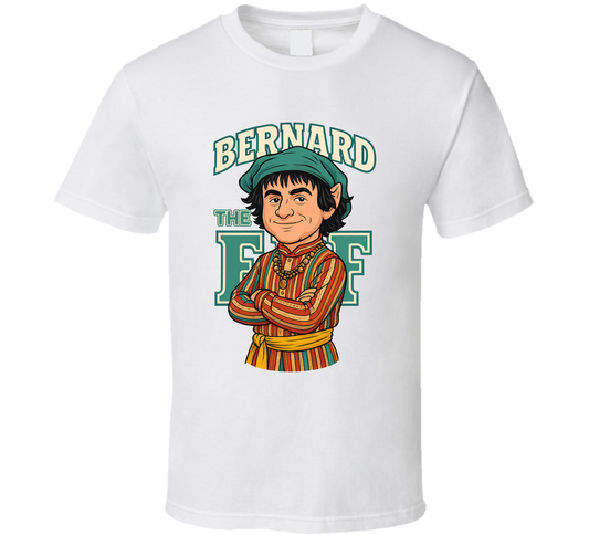 Bernard The Elf The Santa Clause Christmas Movie Retro Look Caricature T Shirt