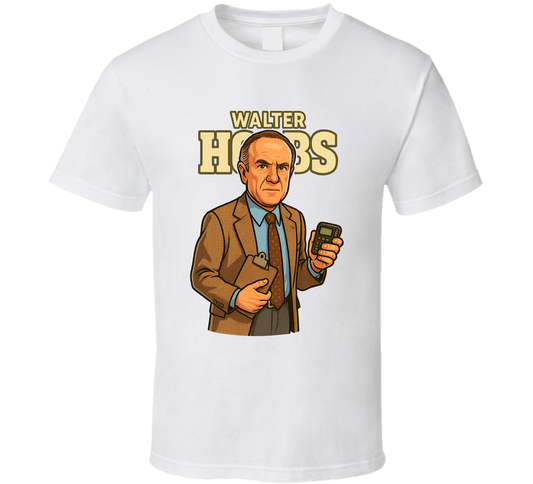 Walter Hobbs Elf Christmas Movie Retro Look Caricature T Shirt