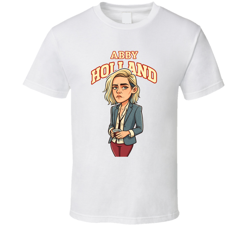 Abby Holland Happiest Season Christmas Movie Retro Look Caricature T Shirt