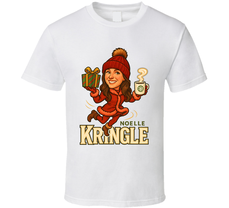 Noelle Kringle Noelle Christmas Movie Retro Look Caricature T Shirt
