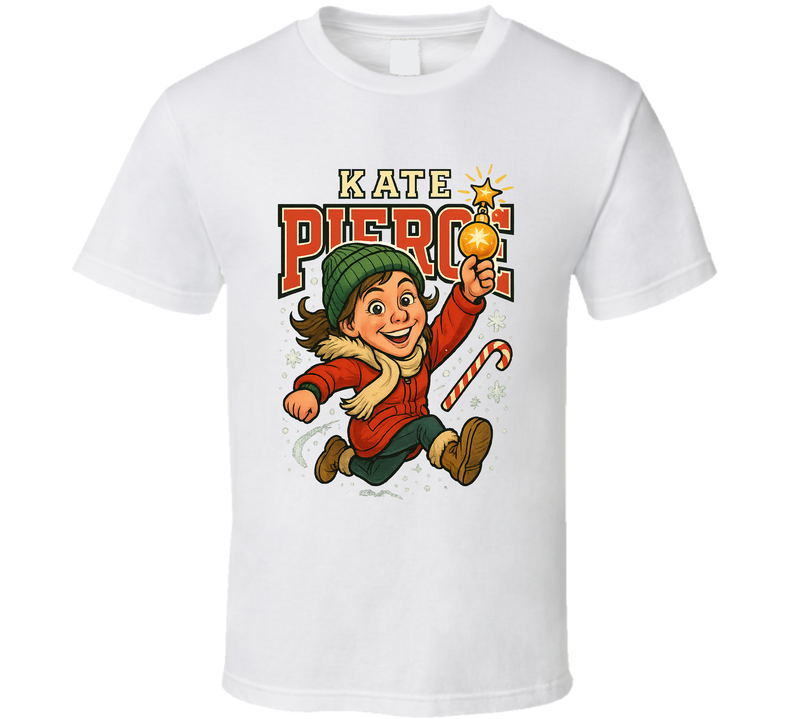 Kate Pierce The Christmas Chronicles Christmas Movie Retro Look Caricature T Shirt