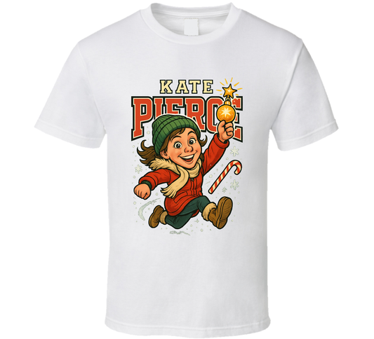 Kate Pierce The Christmas Chronicles Christmas Movie Retro Look Caricature T Shirt