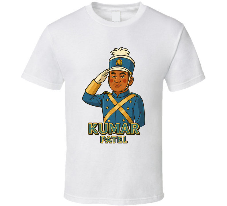 Kumar Patel A Very Harold &amp; Kumar 3d Christmas Movie Retro Look Caricature T Shirt