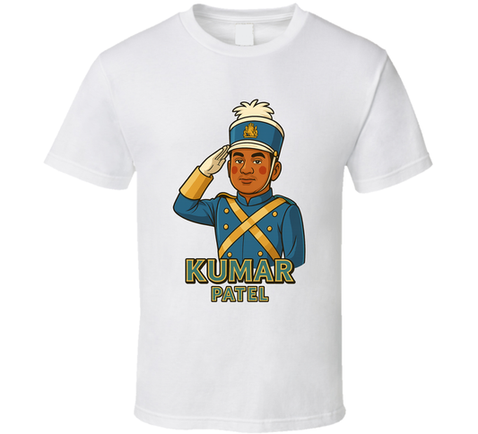 Kumar Patel A Very Harold &amp; Kumar 3d Christmas Movie Retro Look Caricature T Shirt