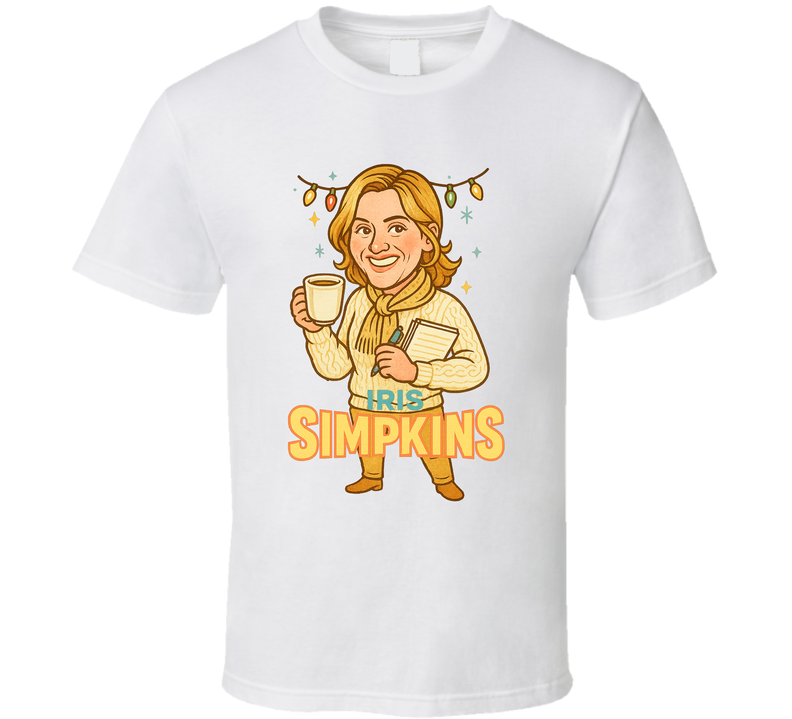 Iris Simpkins Office Christmas Party Christmas Movie Retro Look Caricature T Shirt