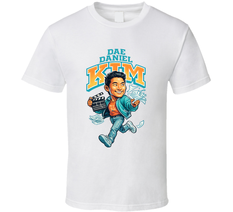 Daniel Dae Kim Retro Look Caricature T Shirt