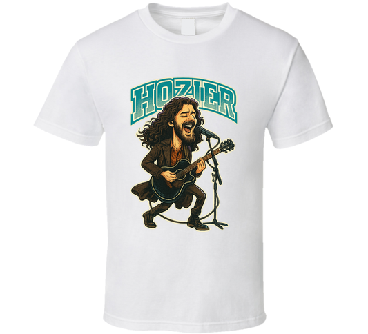 Hozier Retro Look Caricature T Shirt