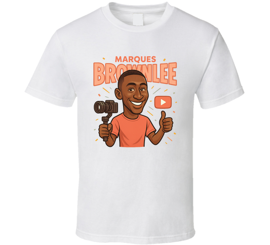 Marques Brownlee Retro Look Caricature T Shirt