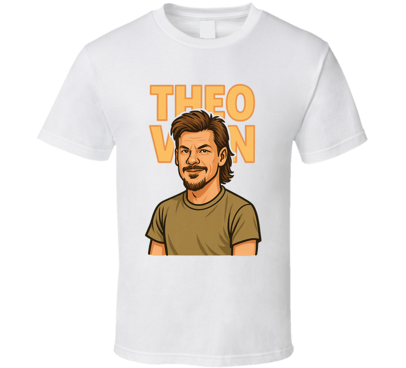 Theo Von Retro Look Caricature T Shirt