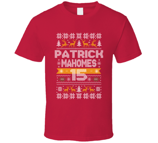 Patrick Mahomes 15 Ugly Christmas T Shirt
