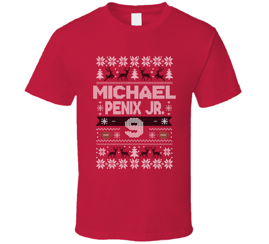 Michael Penix Jr. 9 Ugly Christmas T Shirt