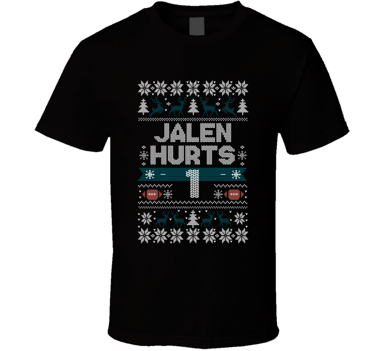 Jalen Hurts 1 Ugly Christmas T Shirt