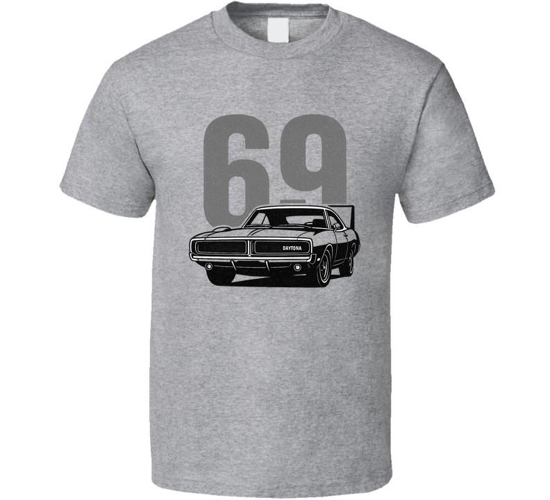 1969 Dodge Charger Daytona Retro Look Car T Shirt
