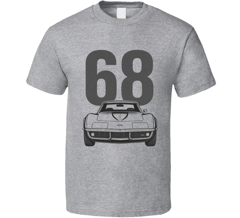 1968 Chevrolet Corvette Retro Look Car T Shirt