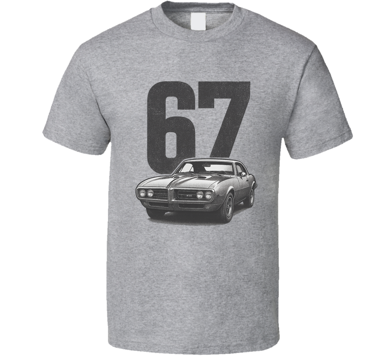 1967 Pontiac Firebird 400 Retro Look Car T Shirt