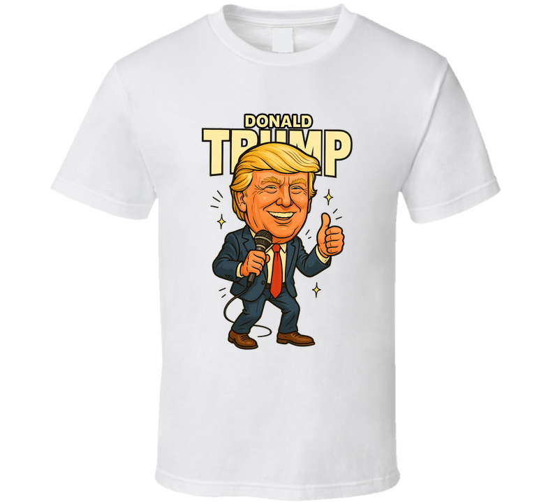Donald Trump Retro Look Caricature T Shirt