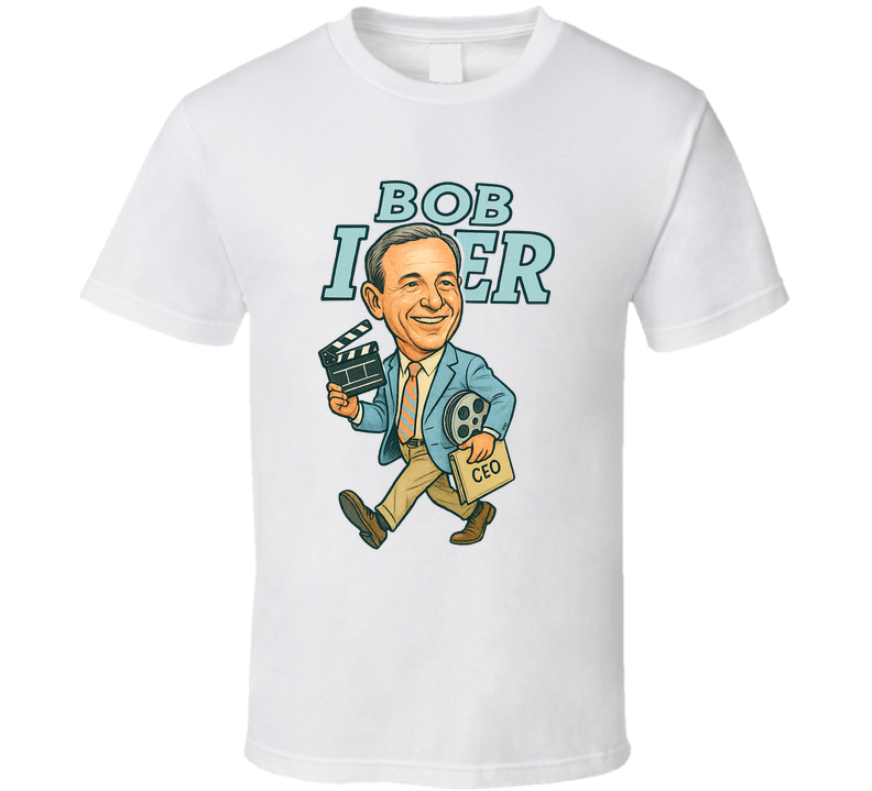 Bob Iger Retro Look Caricature T Shirt