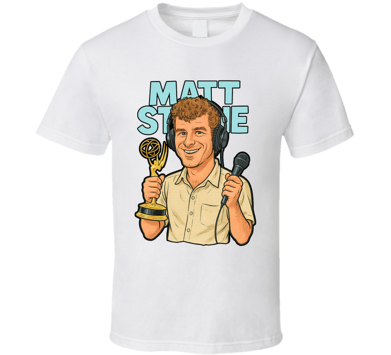 Matt Stone Retro Look Caricature T Shirt