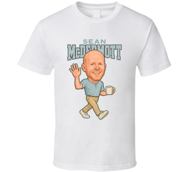Sean Mcdermott Retro Look Caricature T Shirt