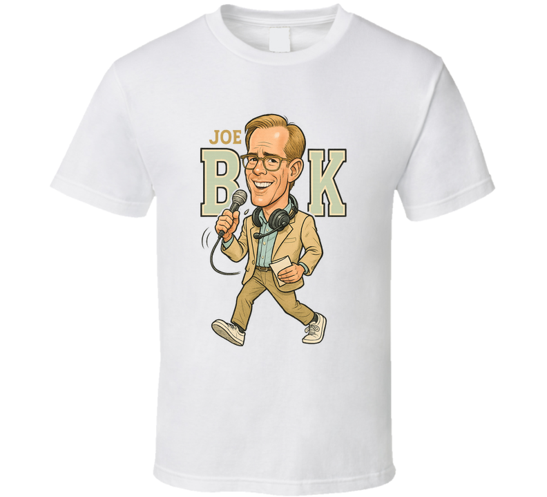 Joe Buck Retro Look Caricature T Shirt