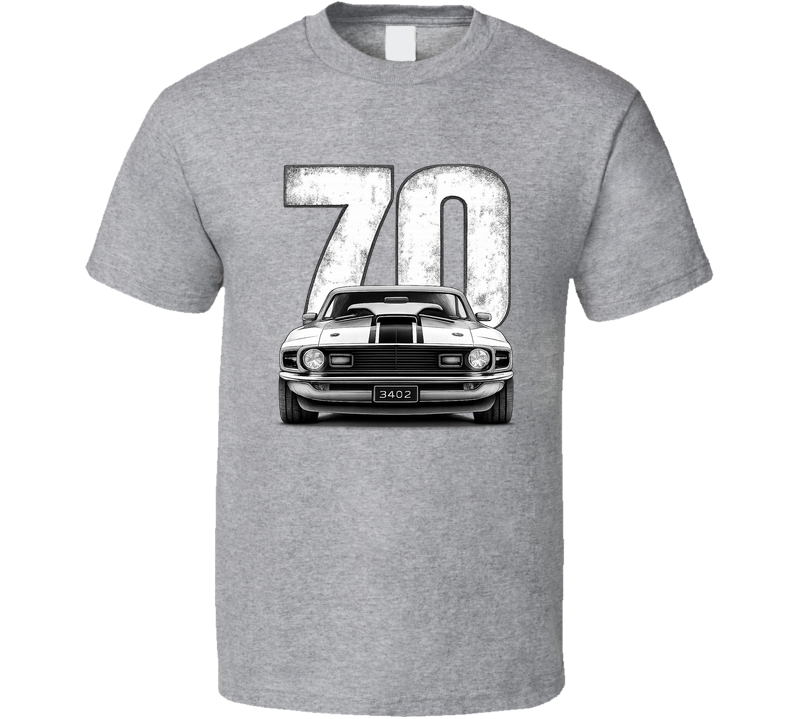 1970 Ford Mustang Boss 302 Retro Look Car T Shirt