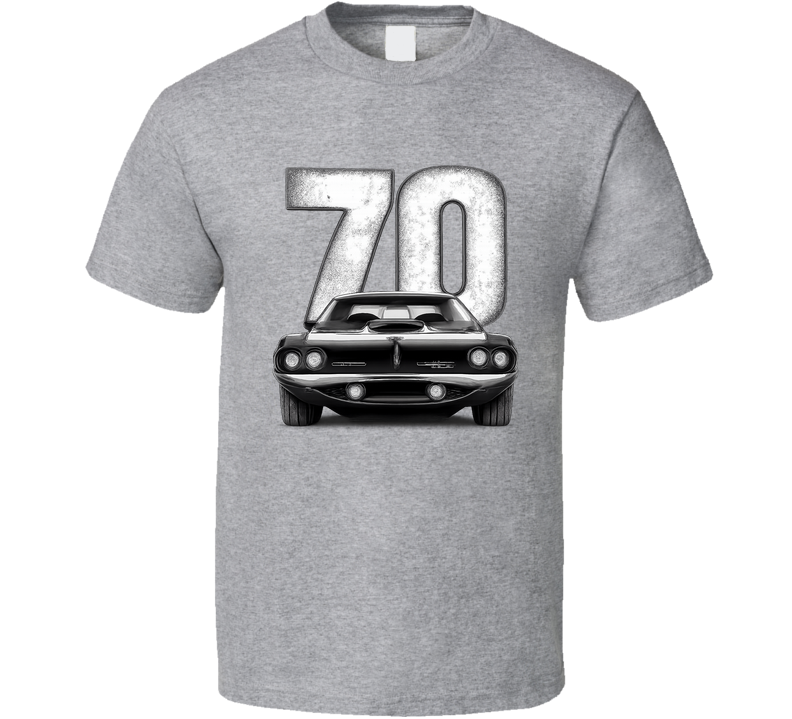 1970 Plymouth Hemi 'cuda Retro Look Car T Shirt