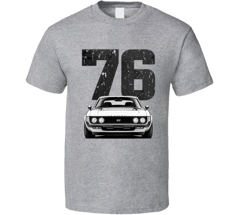 1976 Toyota Celica Gt Liftback Retro Look Car T Shirt