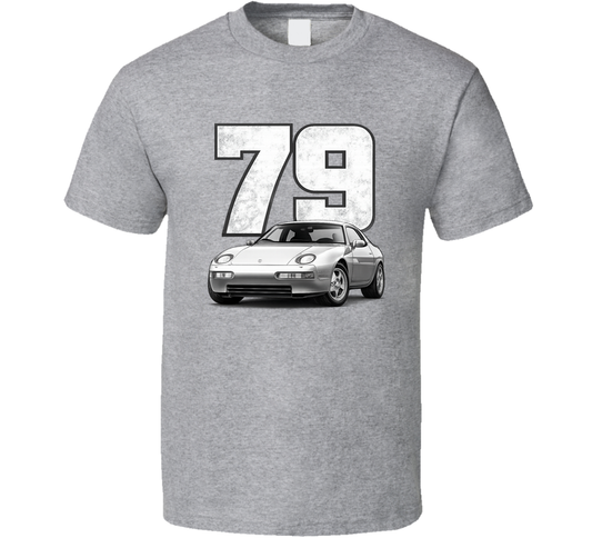 1979 Porsche 928 Retro Look Car T Shirt