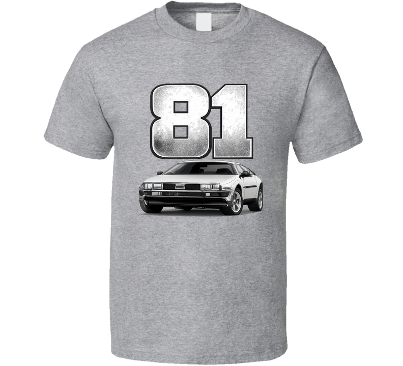 1981 Delorean Dmc-12 Retro Look Car T Shirt