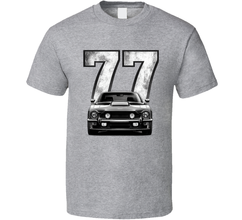 1977 Aston Martin V8 Vantage Retro Look Car T Shirt