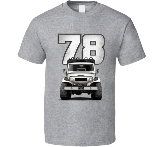 1978 Toyota Fj40 Land Cruiser Retro Look Car T Shirt