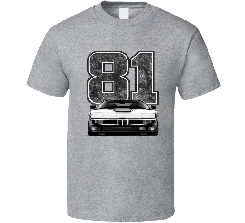 1981 Bmw M1 Retro Look Car T Shirt