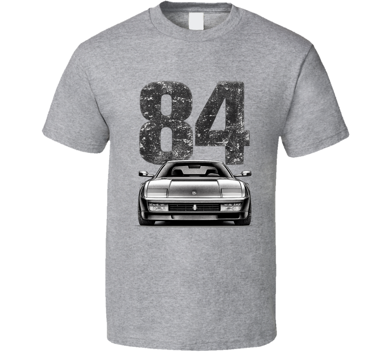 1984 Ferrari Testarossa Retro Look Car T Shirt