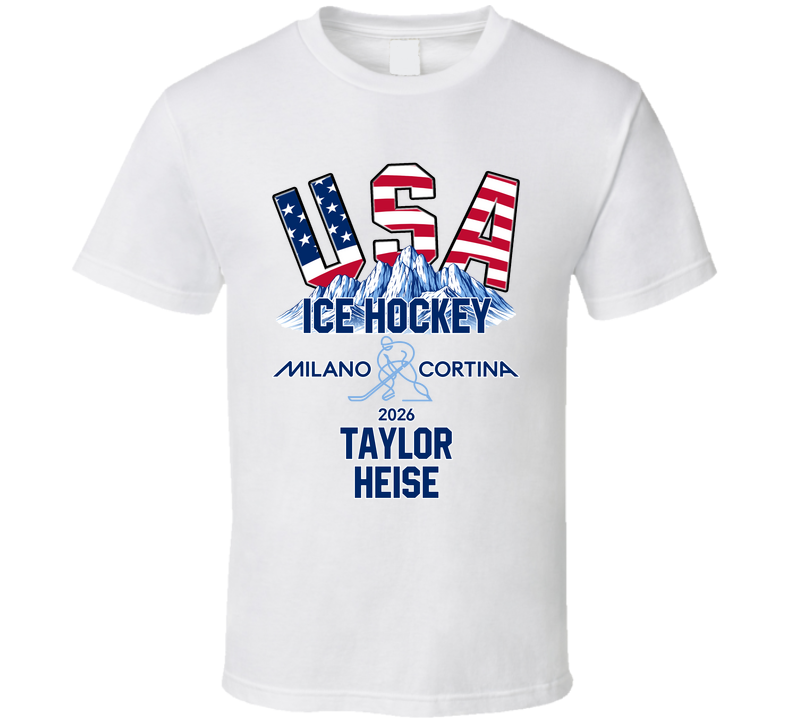 Taylor Heise Ice Hockey Milano Cortina 2026 Fan T Shirt