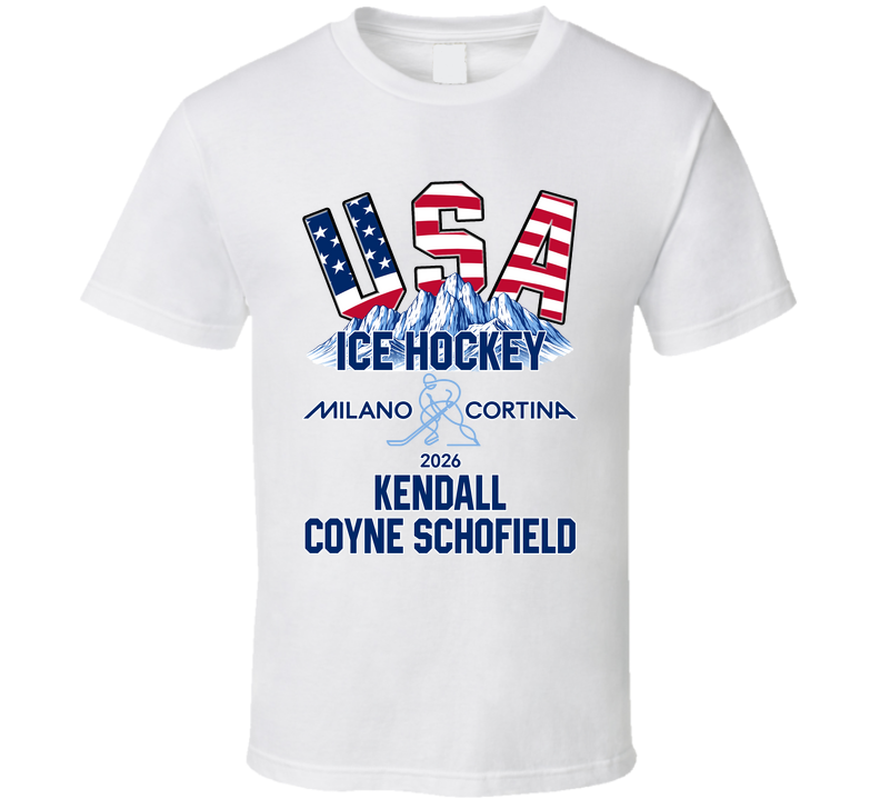 Kendall Coyne Schofield Ice Hockey Milano Cortina 2026 Fan T Shirt