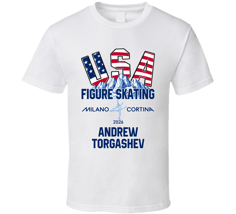 Andrew Torgashev Figure Skating Milano Cortina 2026 Fan T Shirt