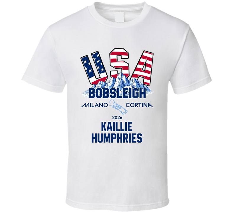 Kaillie Humphries Bobsleigh Milano Cortina 2026 Fan T Shirt
