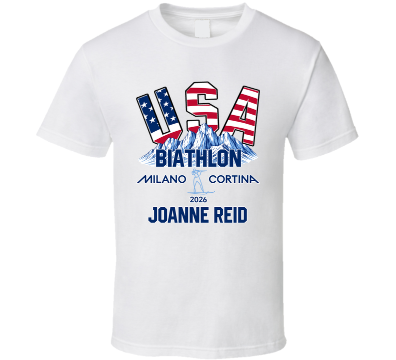 Joanne Reid Biathlon Milano Cortina 2026 Fan T Shirt
